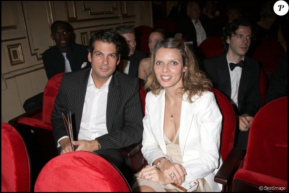 Sylvie Tellier et son ex-mari Camille Le Maux - Générale du spectacle Le Roi Lion à Mogador à Paris