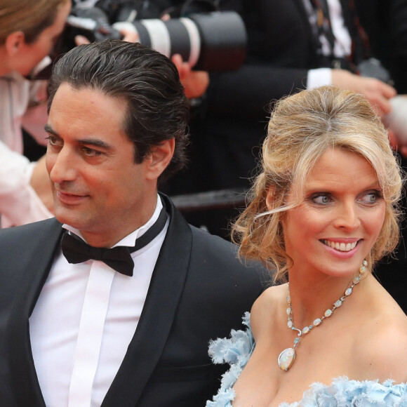 Sylvie Tellier (enceinte) et son mari Laurent - Montée des marches du film " Plaire, aimer et courir vite " lors du 71ème Festival International du Film de Cannes. Le 10 mai 2018 © Borde-Jacovides-Moreau/Bestimage 