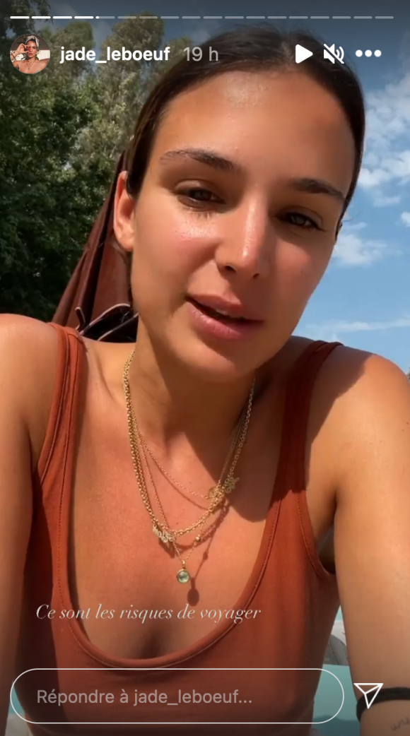 Jade Leboeuf et son mari Stéphane Rodrigues sont bloqués en Turquie pendant dix jours à cauuse de la Covid-19 - Instagram