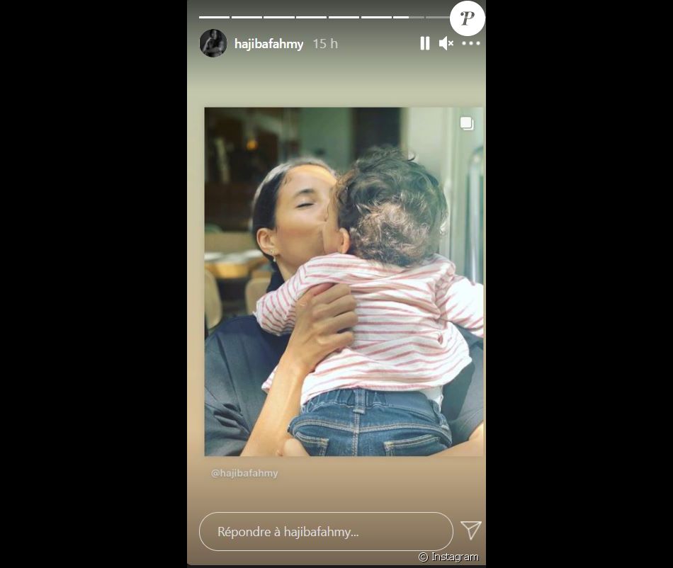 Hajiba Fahmy partage des photos avec son fils Reza à l'occasion de la fête des Mères, le 30 mai 2021