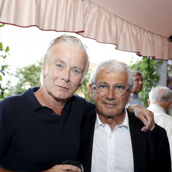 Exclusif - Franck Dubosc, Michel Boujenah lors de l'inauguration du restaurant Da Laura à Mougins le 14 juillet 2020. © Dylan Meifret / Nice Matin / Bestimage