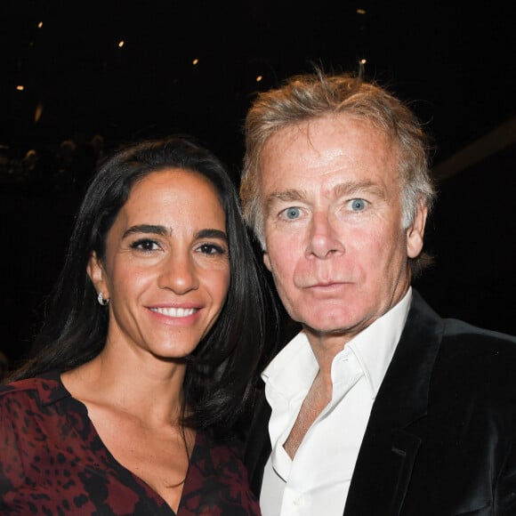 Semi-exclusif - Franck Dubosc et sa femme Danièle - Backstage de la représentation "Dream Compagnie Julien Lestel" à la salle Pleyel à Paris le 16 janvier 2020. © Coadic Guirec-Pierre Perusseau/Bestimage