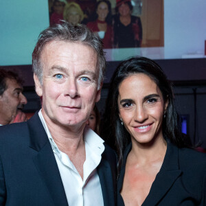 Exclusif - Franck Dubosc et sa femme Danièle - Soirée caritative des parrains de l'Appel national pour la Tsedaka au Pavillon Gabriel à Paris le 1er décembre 2019. © Coadic Guirec-Cyril Moreau/Bestimage