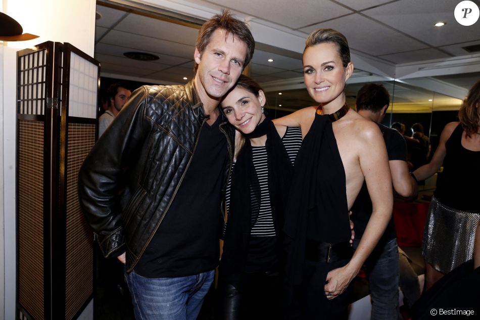 Exclusif - Le prince Emmanuel Philibert de Savoie, la princesse Clotilde (Courau) et Laeticia Hallyday - People au concert de Johnny Hallyday au POPB de Bercy a Paris - Jour 2. Le 15 juin 2013