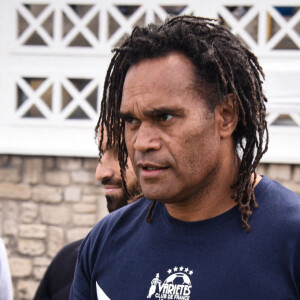 Christian Karembeu  - Match de football entre le Variétés Club de France et l'équipe du Centre Hospitalier Poissy / Saint-Germain-en-Laye au profit de la fondation Hôpitaux de Paris au stade Léo-Lagrange de Poissy, le 6 septembre 2020.  © Federico Pestellini/Panoramic/Bestimage 