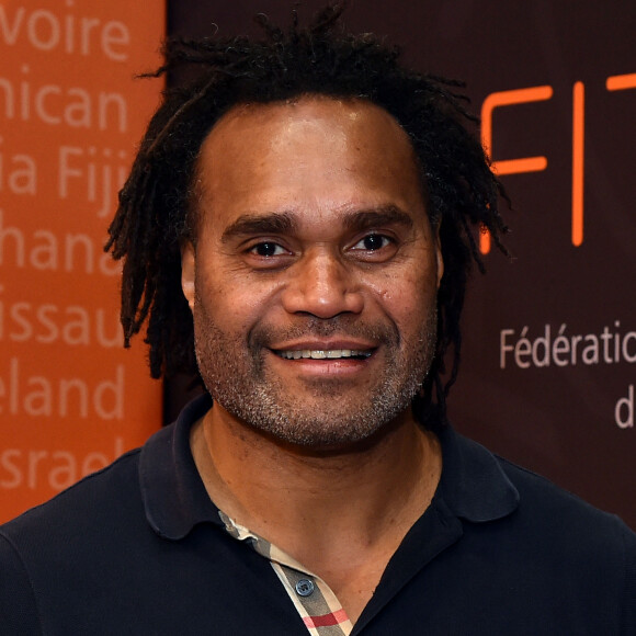 Christian Karembeu à la 28ème édition du SPORTEL au Grimaldi Forum le 24 octobre 2017 à Monaco, pour présenter le Teqball.  © Bruno Bebert / Bestimage 