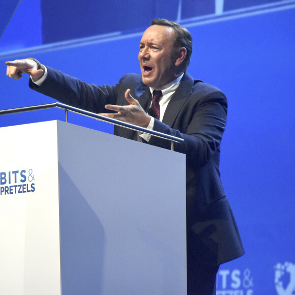 Kevin Spacey lors du Festival Bits & Pretzels à Munich, le 24 septembre 2016