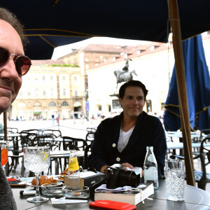Kevin Spacey à Turin, en Italie, pour le tournage du nouveau film "The Man Who Drew God", son premier rôle après trois ans d'absence. Le 1er juin 2021