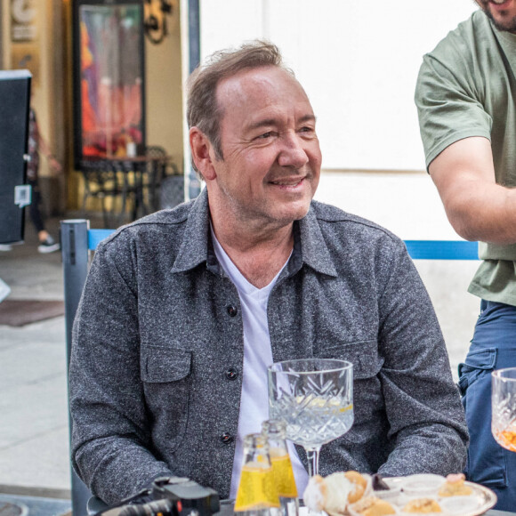 Kevin Spacey à Turin, en Italie, pour le tournage du nouveau film "The Man Who Drew God", son premier rôle après trois ans d'absence. Le 1er juin 2021