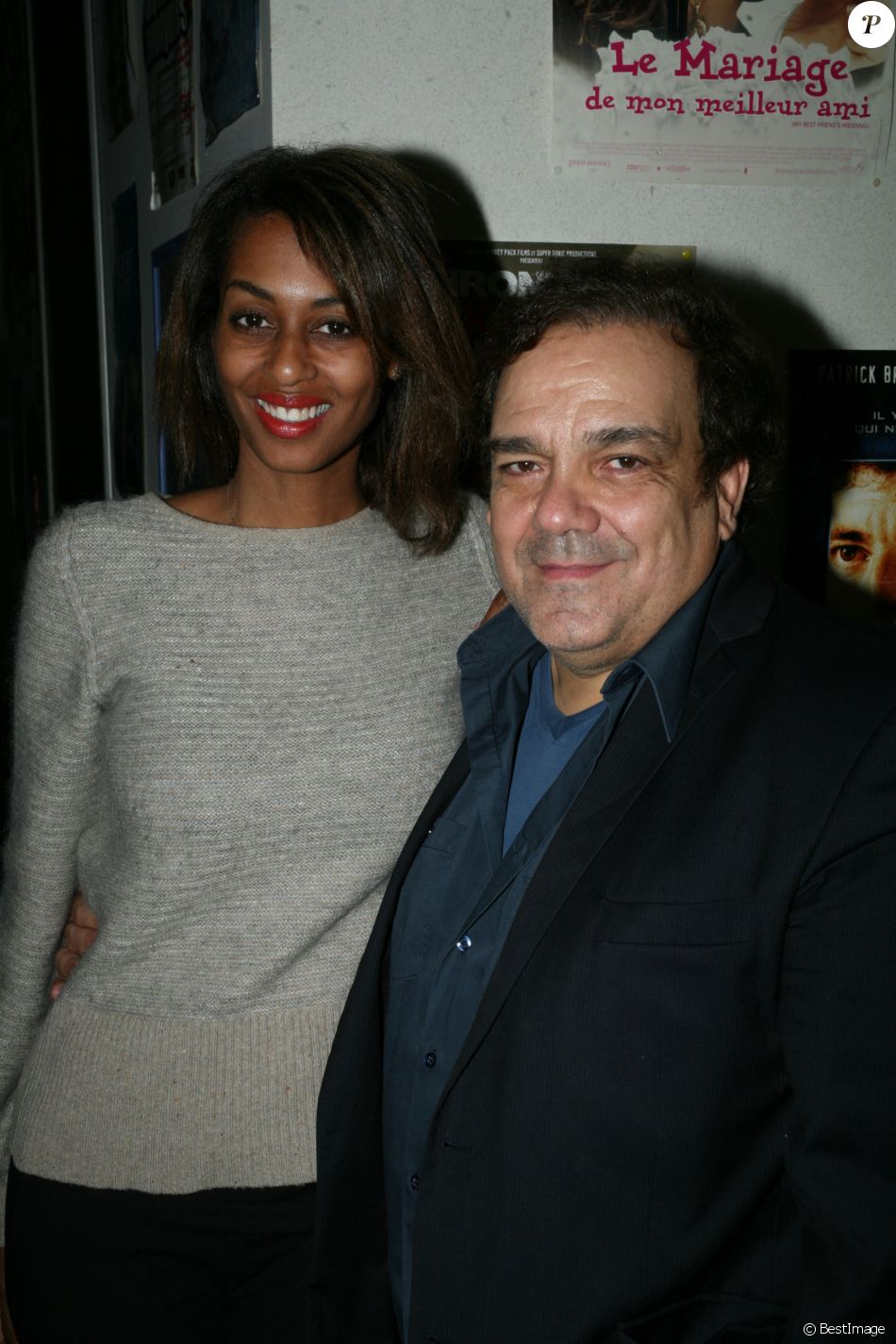 Didier Bourdon et sa femme Marie-Sandra - 20ème Festival du cinéma de Cosne-Cours-sur-Loire le 15 novembre 2015.