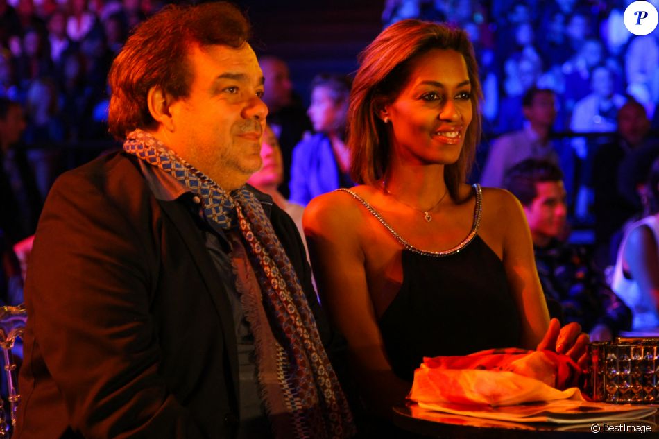 Didier Bourdon et sa femme Marie-Sandra - Ouverture du Festival Marrakech du Rire 2015. Le 13 juin 2015 à Marrakech.