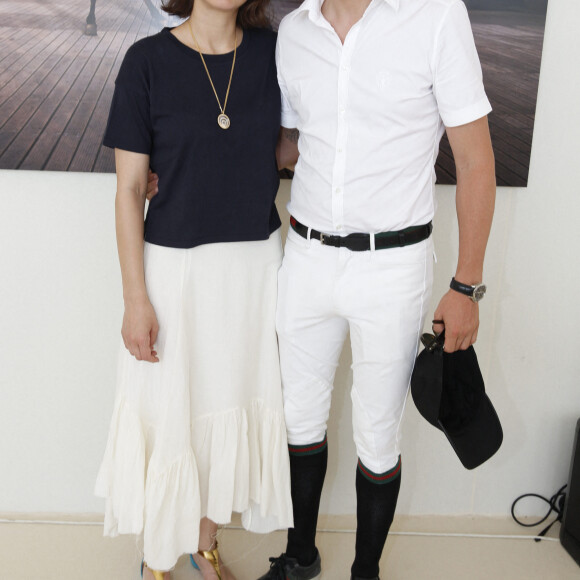 Exclusif - Marion Cotillard et son compagnon Guillaume Canet - People lors du Longines Paris Eiffel Jumping au Champ-de-Mars à Paris, le 4 juillet 2015.
