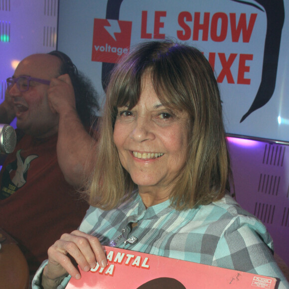 Exclusif - Chantal Goya - Emission "Le Show de Luxe" sur la Radio Voltage à Paris le 6 décembre 2018. © Philippe Baldini/Bestimage