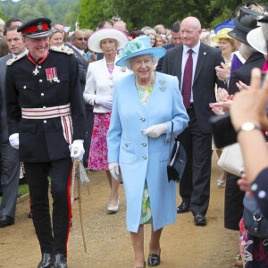 Elizabeth II et son mari le prince Philip à Henley, à l'occasion du jubilé de diamant de la reine, en 2012.
