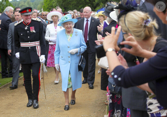 Elizabeth II et son mari le prince Philip à Henley, à l'occasion du jubilé de diamant de la reine, en 2012.