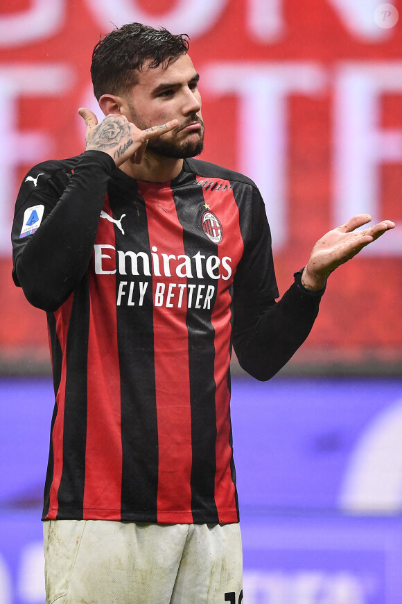Theo Hernandez - Le Milan AC bat la Lazio de Rome (3 - 2) lors de la 14ème journée du Championnat d'Italie, le 23 décembre 2020.