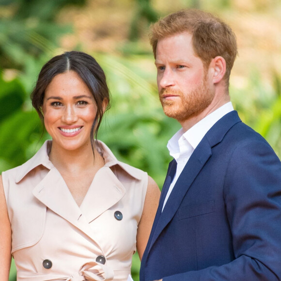 Le prince Harry, duc de Sussex, et Meghan Markle, duchesse de Sussex, à Johannesburg