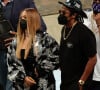 Beyoncé et son mari Jay-Z assistent au match de NBA "Milwaukee Bucks vs Brooklyn Nets" au Barclays Center à Brooklyn, le 5 juin 2021.