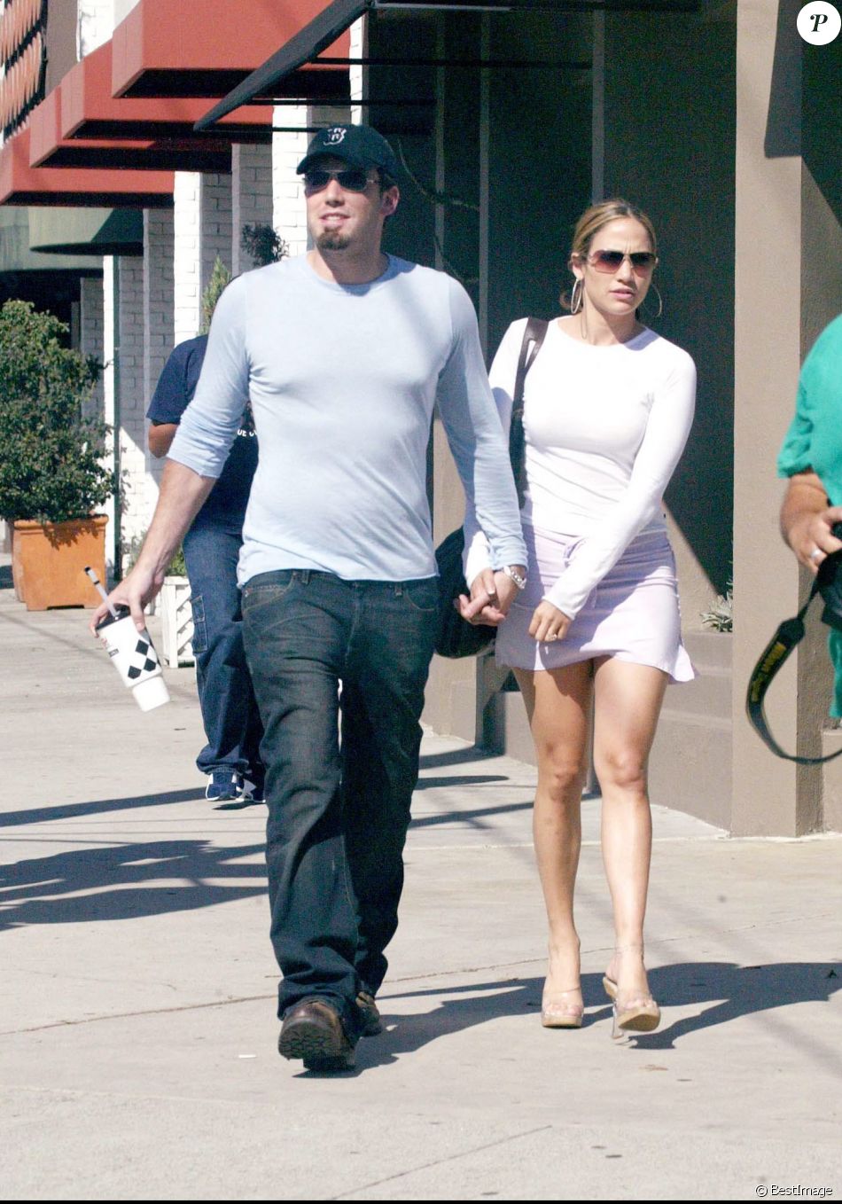Jennifer Lopez et Ben Affleck à Hollywood en 2003.
