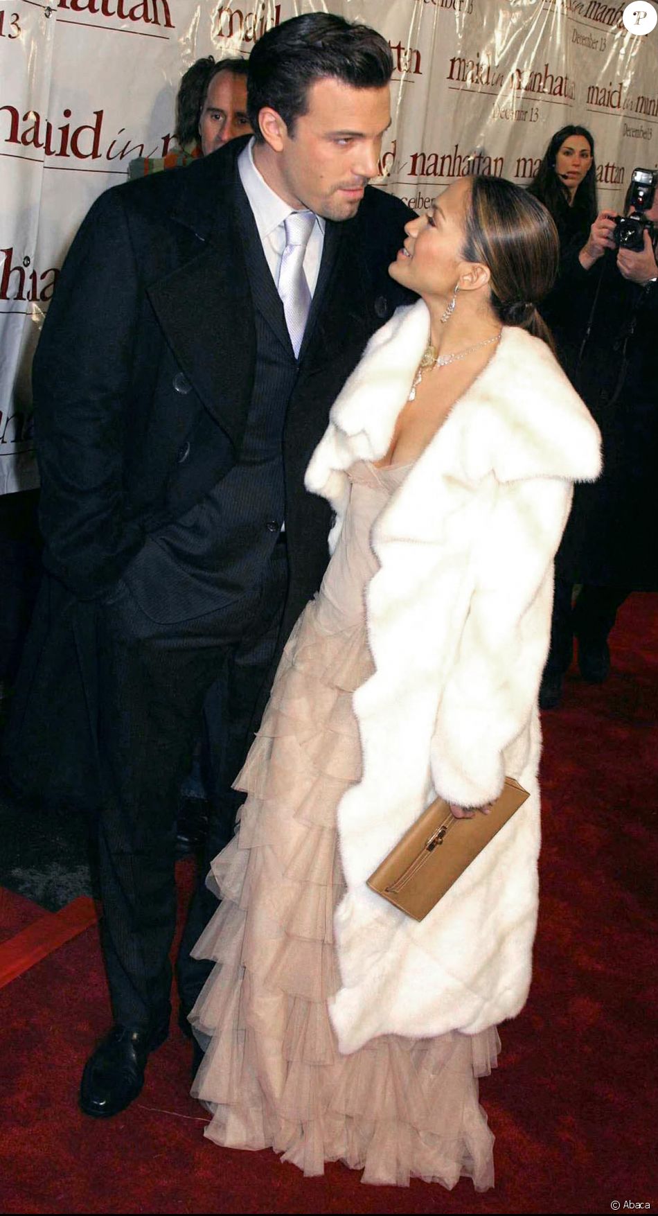 Jennifer Lopez et Ben Affleck en décembre 2002.