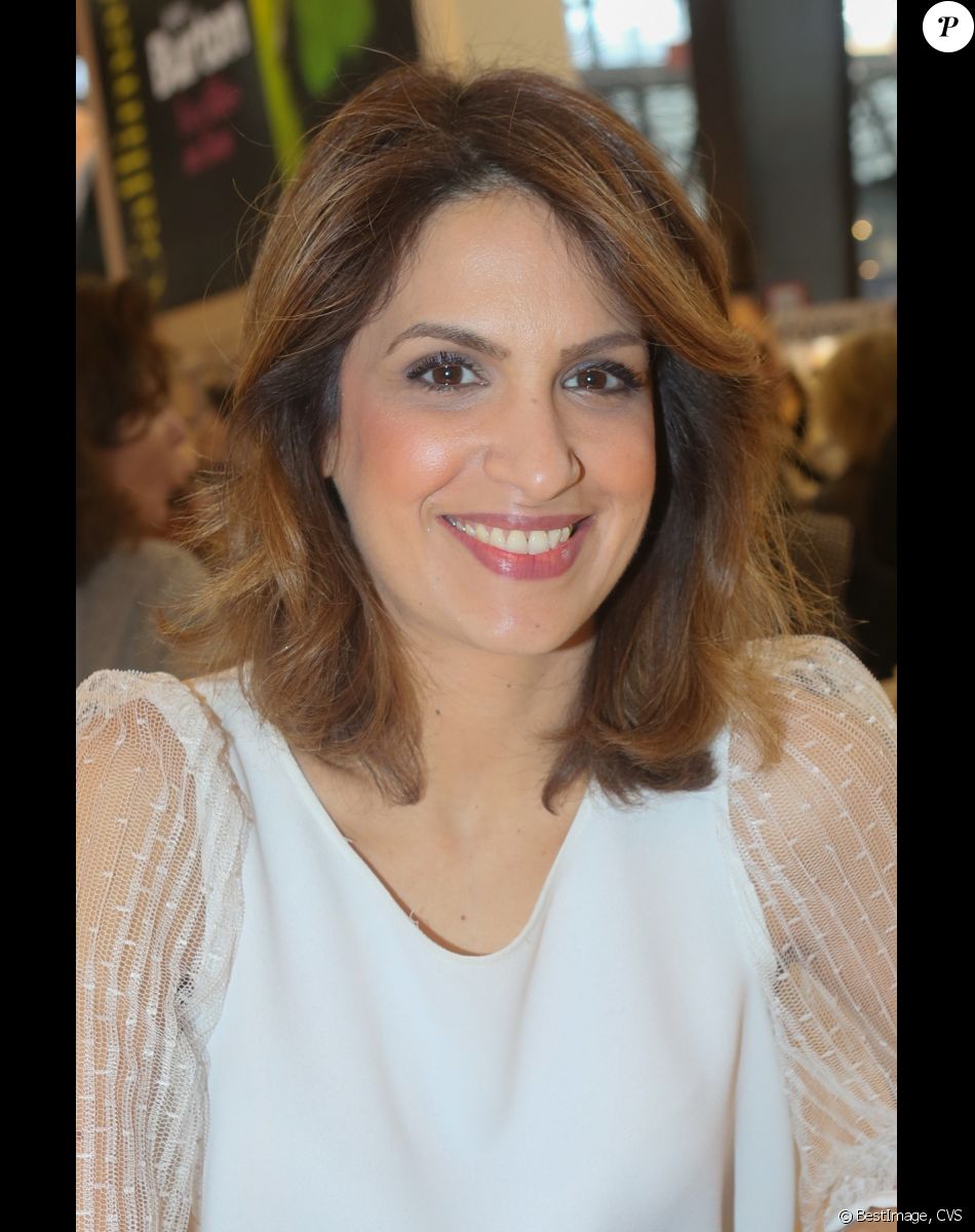 Sonia Mabrouk lors de la 37ème édition du Salon du livre au parc des expositions, à la porte de Versailles, à Paris, France, le 26 mars 2017. © CVS/Bestimage