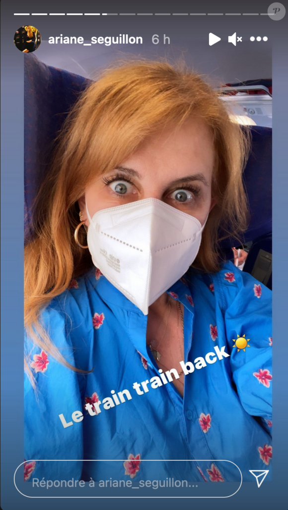 Ariane Seguillon "furieuse" contre la SNCF, qu'elle soupçonne de propager le coronavirus - Instagram