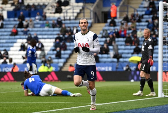 Gareth Bale lors du match Tottenham - Leicester City, le 23 mai 2021.