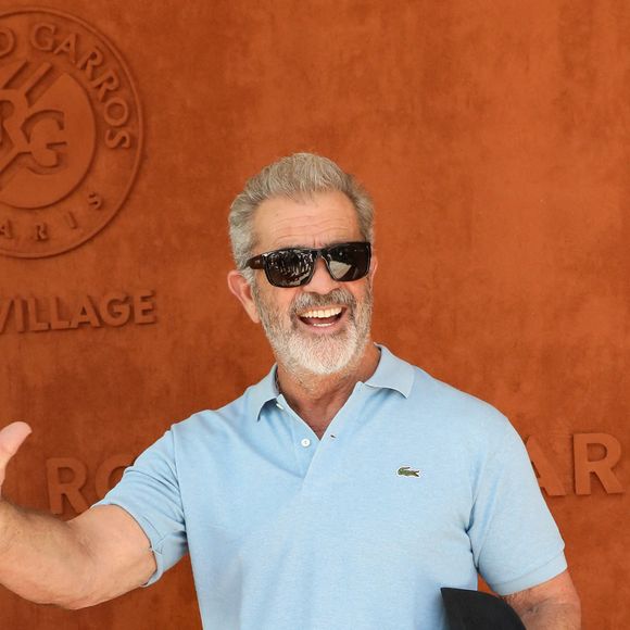 Mel Gibson au village lors des internationaux de France Roland Garros à Paris le 13 juin 2021. © Dominique Jacovides / Bestimage 