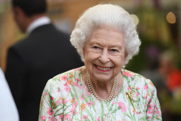 La reine Elisabeth II au Big Lunch Initiative en marge du sommet du G7 à Saint Ives.