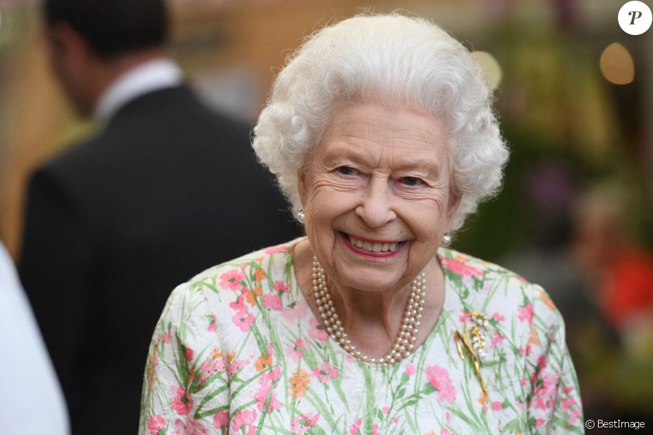 La reine Elisabeth II au Big Lunch Initiative en marge du sommet du G7 à Saint Ives.