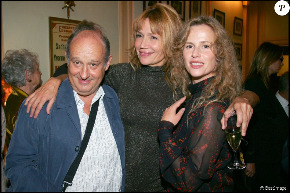 Michel Jonasz, Clémentine Célarié et Florence Darel - Soirée de générale de la pièce "Les grandes occasions" au théâtre Édouard VII à Paris