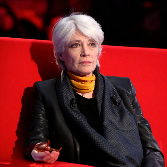 Exclusif - Enregistrement de l'émission "Le Divan" présentée par Marc-Olivier Fogiel avec Françoise Hardy en invitée. © Dominique Jacovides / Bestimage