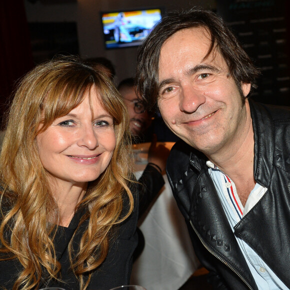 Thierry Samitier et sa compagne Marina Pastor- Présentation de la nouvelle Jaguar I-PACE (100% électrique) à Paris. © Veeren / Bestimage