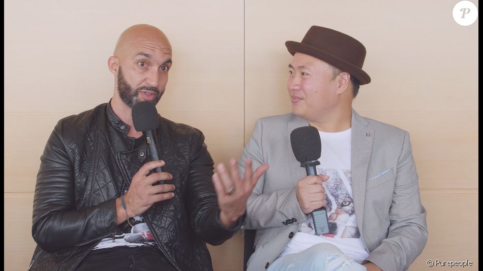 Mehdi de "Pékin Express" et Hoang en interview pour "Purepeople", juin 2019