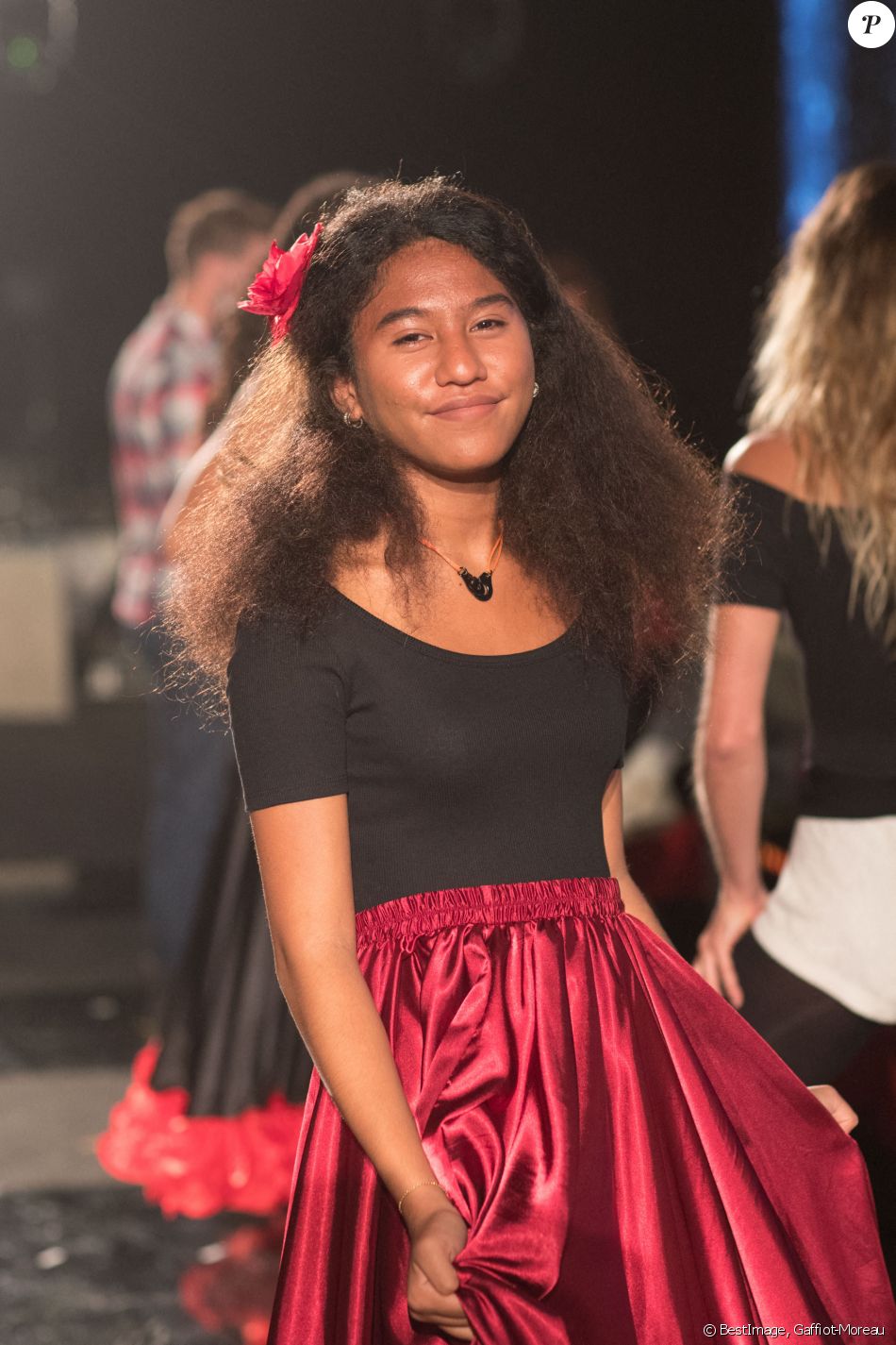 Exclusif - Lily Sebastien (fille adoptive de Patrick Sebastien) - Backstage de l'enregistrement de l'émission "La Chanson secrète 6" à la Scène musicale à Paris, qui sera diffusée le 12 décembre sur TF1. © Gaffiot-Moreau / Bestimage