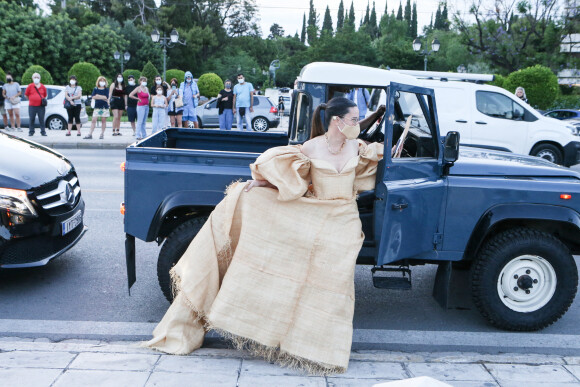 Arrivées au défilé de mode Dior Cruise 2022 au stade Panathenaic à Athènes. Le 17 juin 2021 © Aristidis Vafeiadakis / Zuma Press / Bestimage
