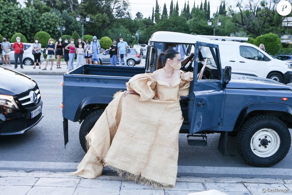 Arrivées au défilé de mode Dior Cruise 2022 au stade Panathenaic à Athènes. Le 17 juin 2021 © Aristidis Vafeiadakis / Zuma Press / Bestimage
