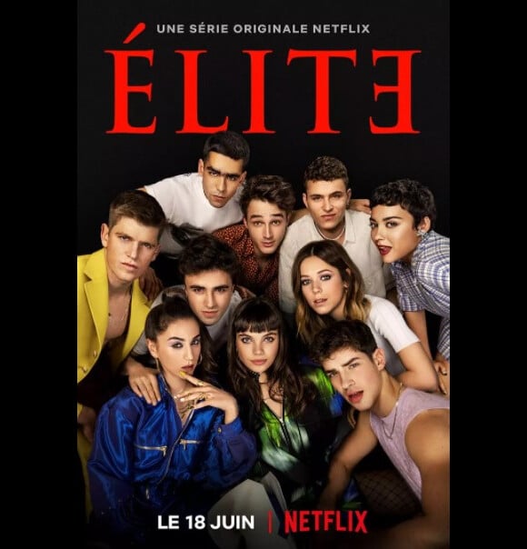 Affiche de la saison 4 de la série "Elite". Netflix. Le 18 juin 2021.