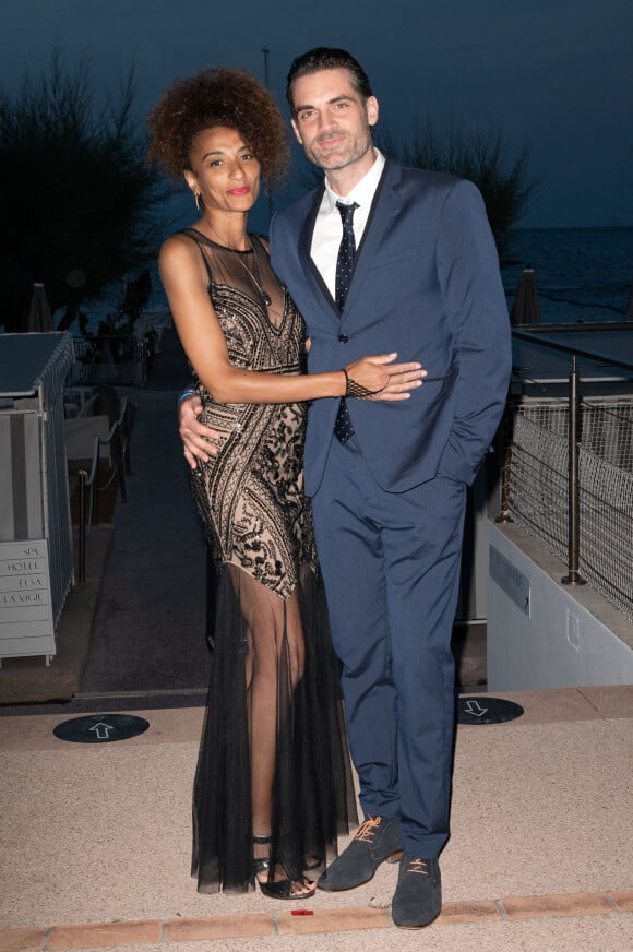 Aminata Alma et Gil Alma à l'after-party organisée pendant le 60e Festival de télévision de Monte-Carlo, le 18 juin 2021.