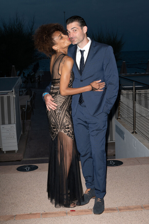 Aminata Alma et Gil Alma à l'after-party organisée pendant le 60e Festival de télévision de Monte-Carlo, le 18 juin 2021. Photo by David Niviere/ABACAPRESS.COM