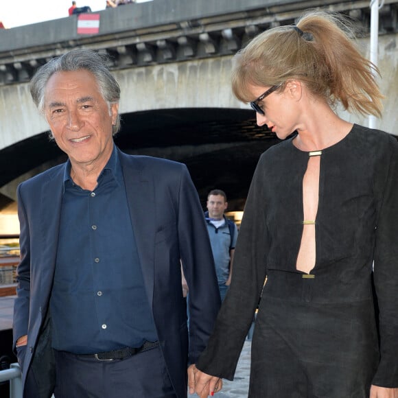 Richard Berry et Pascale Louange - Soirée de gala de la "Maud Fontenoy Fondation" à bord de la péniche Ducasse sur Seine à Paris. © Veeren/Bestimage