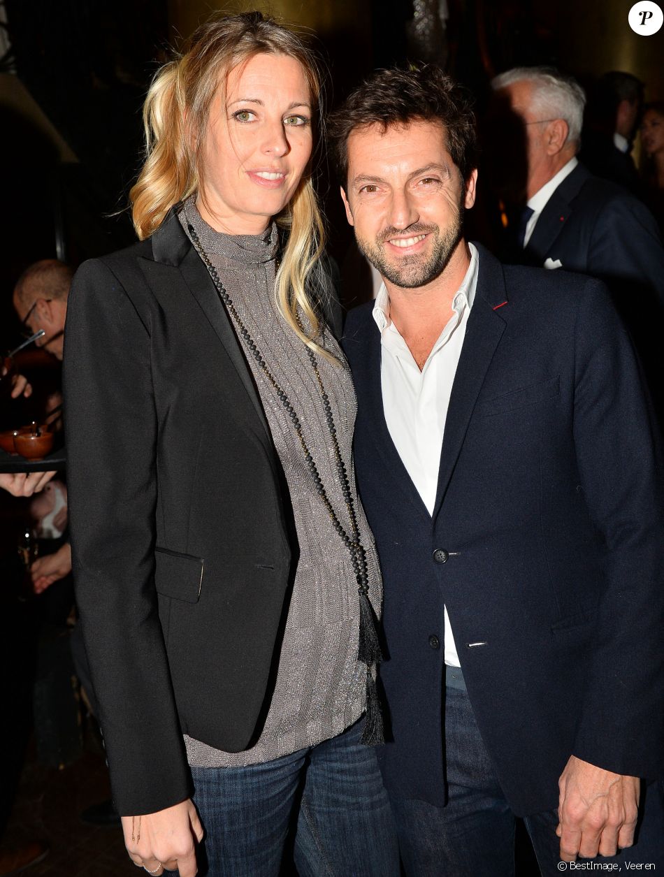 Frédéric Diefenthal et sa compagne (enceinte) - Le restaurant Manko Paris fête ses 2 ans à Paris, le 13 février 2018. © Veeren/Bestimage