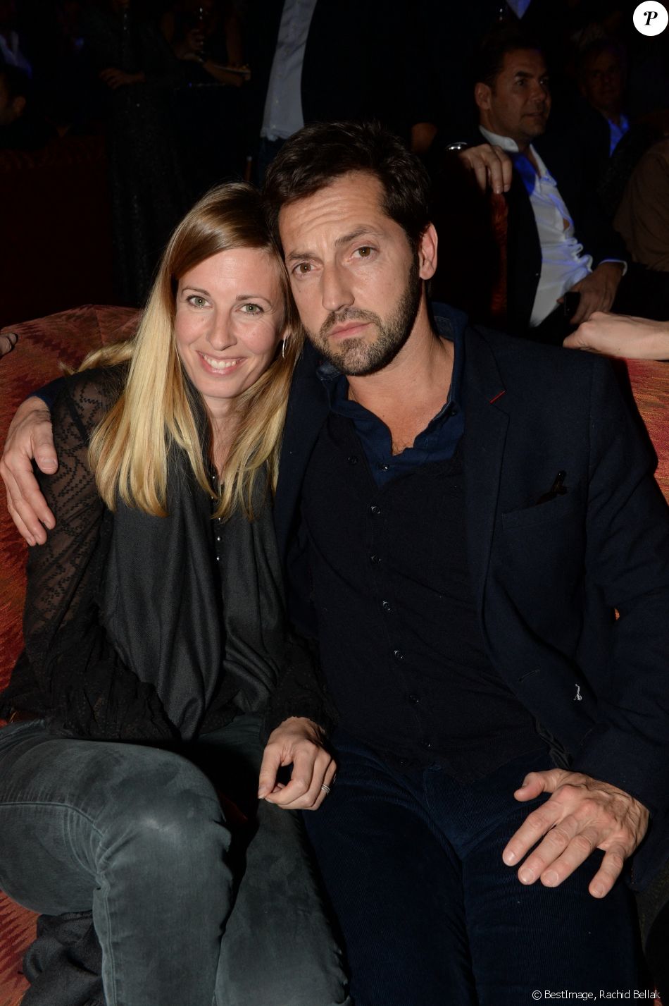 Exclusif - Frédéric Diefenthal et sa compagne - Soirée du premier anniversaire du "Manko-Paris" à Paris le 25 janvier 2017. © Rachid Bellak/Bestimage