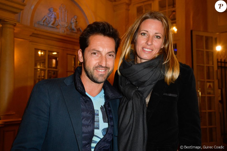Frédéric Diefenthal et sa compagne - Générale de la pièce "A droite, à gauche" au Théâtre des Variétés à Paris le 12 octobre 2016. © Coadic Guirec/Bestimage