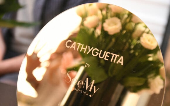 Exclusif - Lancement de la collection cosmétique "TIMELESS GLOW by Cathy Guetta" en collaboration avec "SeeMy Cosmetics" à l'Hôtel Costes à Paris, le 10 juin 2021. © Veeren / Jeremy Melloul / Bestimage