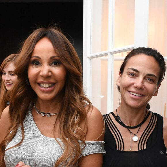 Exclusif - Karole Rocher, Cathy Guetta, Sandra Sisley et Nadia Farès - Lancement de la collection cosmétique "TIMELESS GLOW by Cathy Guetta" en collaboration avec "SeeMy Cosmetics" à l'Hôtel Costes à Paris, le 10 juin 2021. © Veeren / Jeremy Melloul / Bestimage