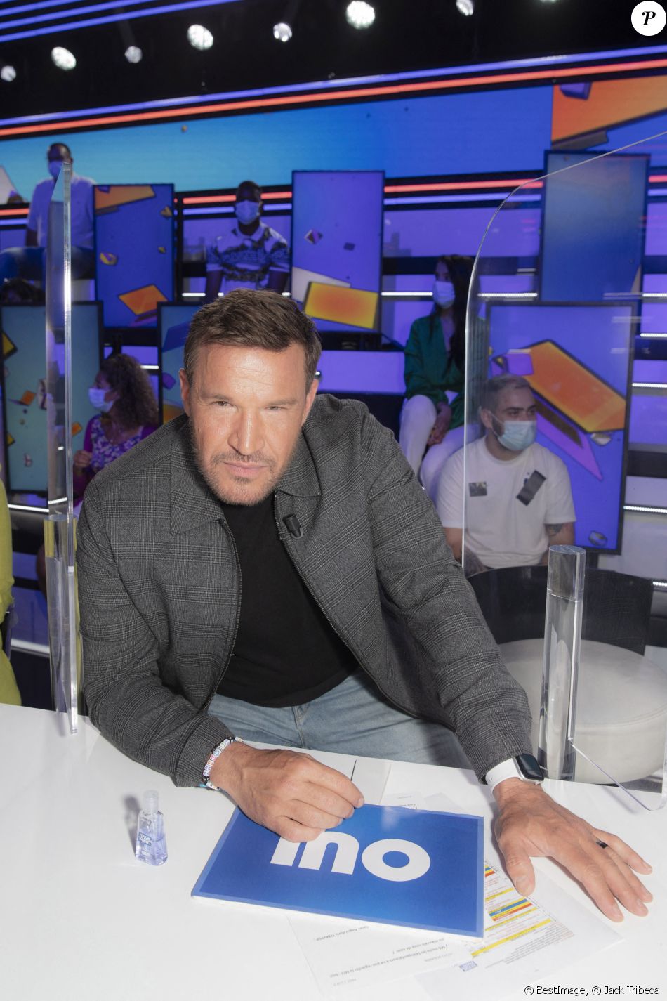 Benjamin Castaldi - Enregistrement de l'émission "TPMP (Touche Pas à Mon Poste)", présentée par Cyril Hanouna et diffusée en direct sur C8 le 9 juin © Jack Tribeca / Bestimage
