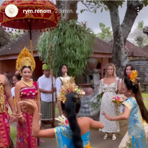 Vincent Queijo et Rym se sont mariés à Bali, le 23 juin 2021
