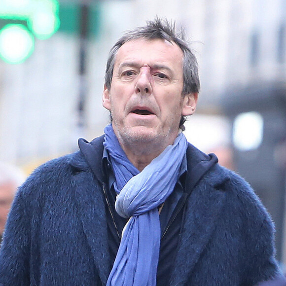 Jean-Luc Reichmann - Arrivées aux obsèques de Michou en l'église Saint-Jean de Montmartre à Paris. © Panoramic / Bestimage