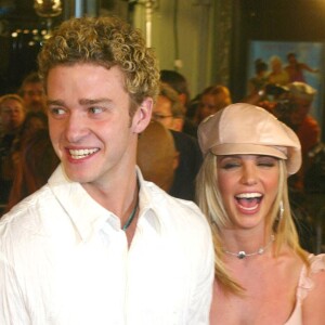Justin Timberlake et Britney Spears - Première du film "Crossroads" à Los Angeles.